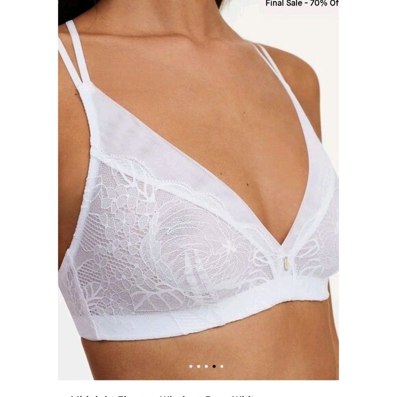 Chantelle White Lace Bra - Picture 2 of 10